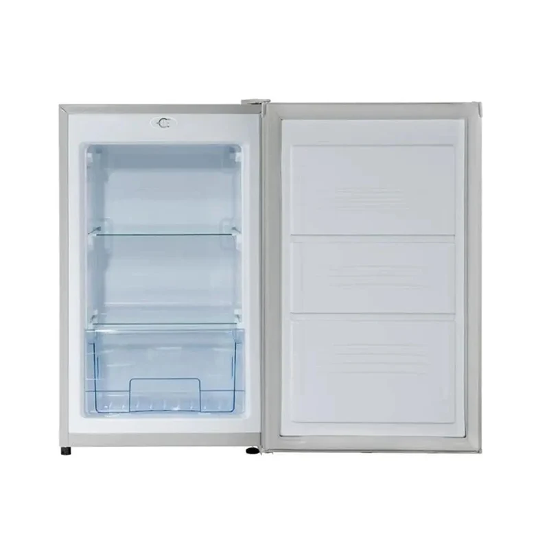 Top Notch 3 Cubic Ft Compact Upright Freezer Fingerprint Resistant Stainless Steel Finish Reversible Door Freestanding Build Ultra Quiet 41 Decibel Manual Defrost Adjustable Shelves Built Tough For Garage Or Home