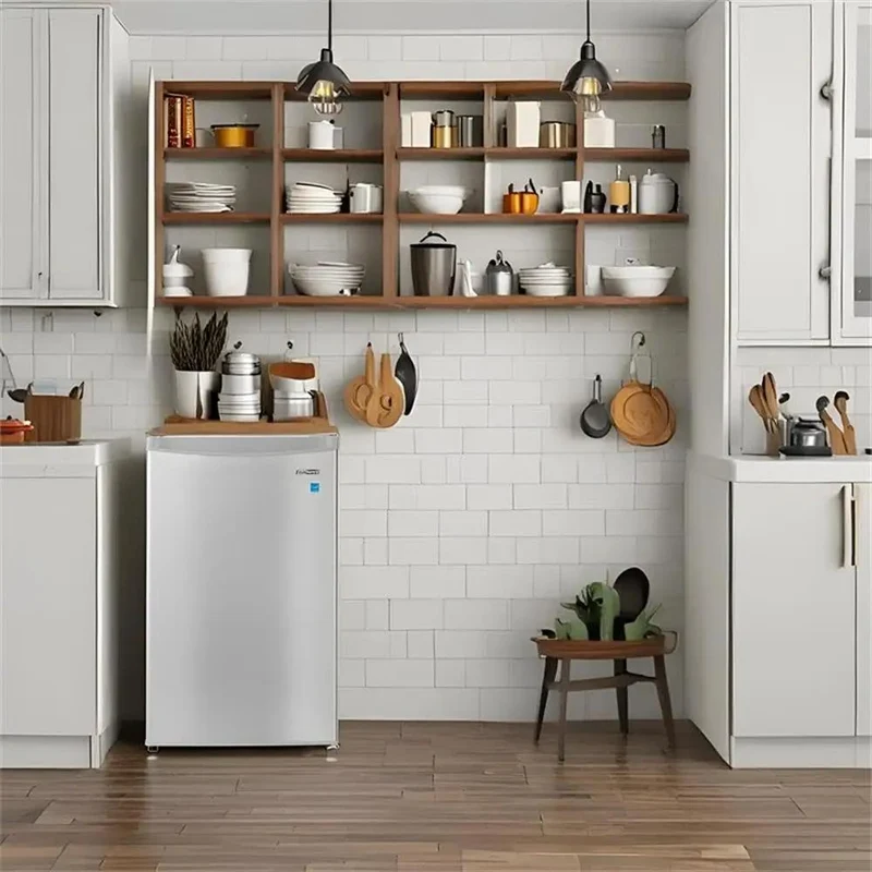 Top Notch 3 Cubic Ft Compact Upright Freezer Fingerprint Resistant Stainless Steel Finish Reversible Door Freestanding Build Ultra Quiet 41 Decibel Manual Defrost Adjustable Shelves Built Tough For Garage Or Home