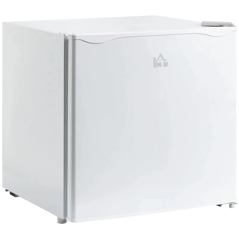 Hella Quiet 1.1 Cu Ft Countertop Upright Mini Freezer In Snazzy Steel White With Removable Shelves And Reversible Door For Dorms Apartments Offices And Homes Plush Storage Inside