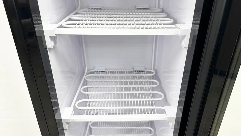 Commercial Upright Showcase Freezer 6.5 Cu Ft Single Glass Door Digital Temp Control Led Interior Light Heavy Duty Merchandiser For Cafe Restaurant Beer And Drinks Hella Reliable Etl Listing