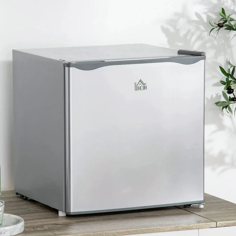 1.1 Cu Ft Countertop Mini Freezer Gray Upright Model With Removable Shelves Offers Slick Storage For Dorm Digs And Apartment Setups Keeps Meat Ice And Snacks Frosty While Saving Valuable Counter Space For Your Daily Grind