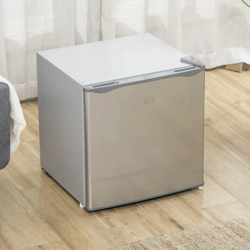 1.1 Cu Ft Countertop Mini Freezer Gray Upright Model With Removable Shelves Offers Slick Storage For Dorm Digs And Apartment Setups Keeps Meat Ice And Snacks Frosty While Saving Valuable Counter Space For Your Daily Grind