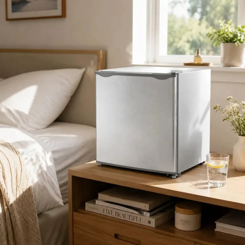 1.1 Cu Ft Compact Mini Freezer Solid Upright Build Slides Right Into Tight Dorm Rooms Or Offices Storing Meats Fresh Fish And Ice With Zero Hassle Cooling Tech