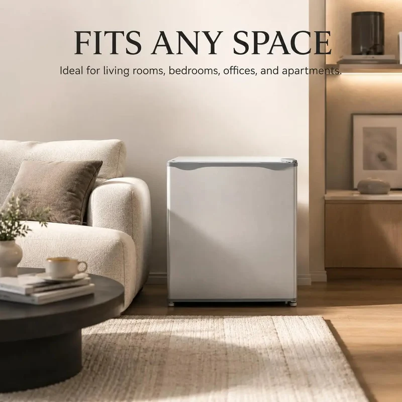 1.1 Cu Ft Compact Mini Freezer Solid Upright Build Slides Right Into Tight Dorm Rooms Or Offices Storing Meats Fresh Fish And Ice With Zero Hassle Cooling Tech