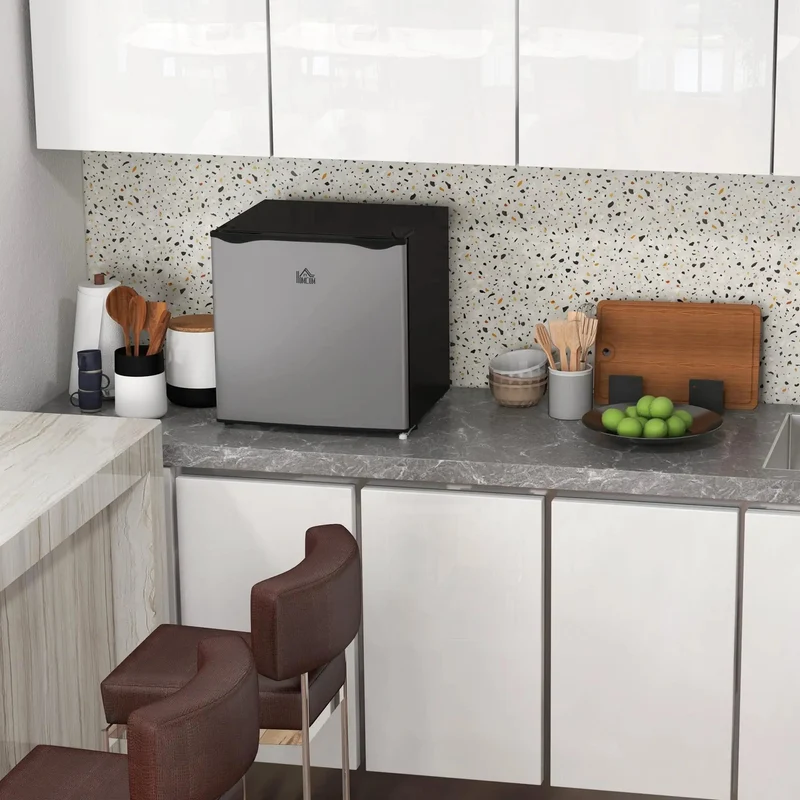 Sick Silver Mini Freezer With 1.1 Cu Ft Storage Capacity Featuring Reversible Door Removable Shelves Adjustable Temp Control Ideal For Dorm Motor Home Or Office To Keep Your Meat Fresh As A Daisy No Cap Defrost Manually