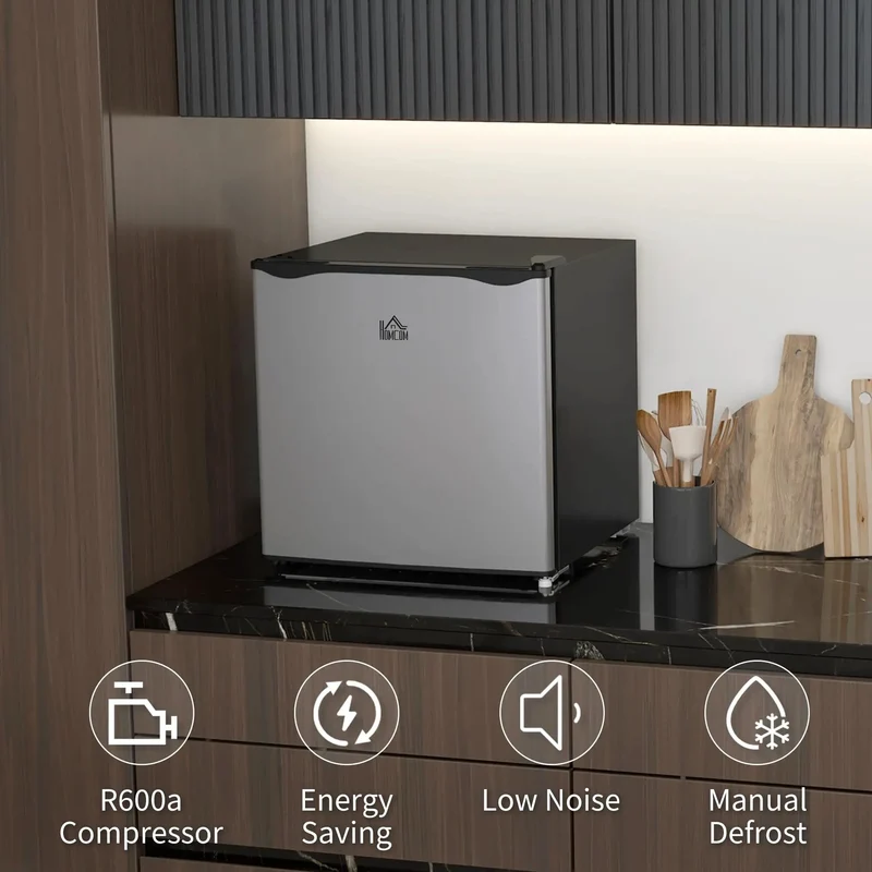 Sick Silver Mini Freezer With 1.1 Cu Ft Storage Capacity Featuring Reversible Door Removable Shelves Adjustable Temp Control Ideal For Dorm Motor Home Or Office To Keep Your Meat Fresh As A Daisy No Cap Defrost Manually