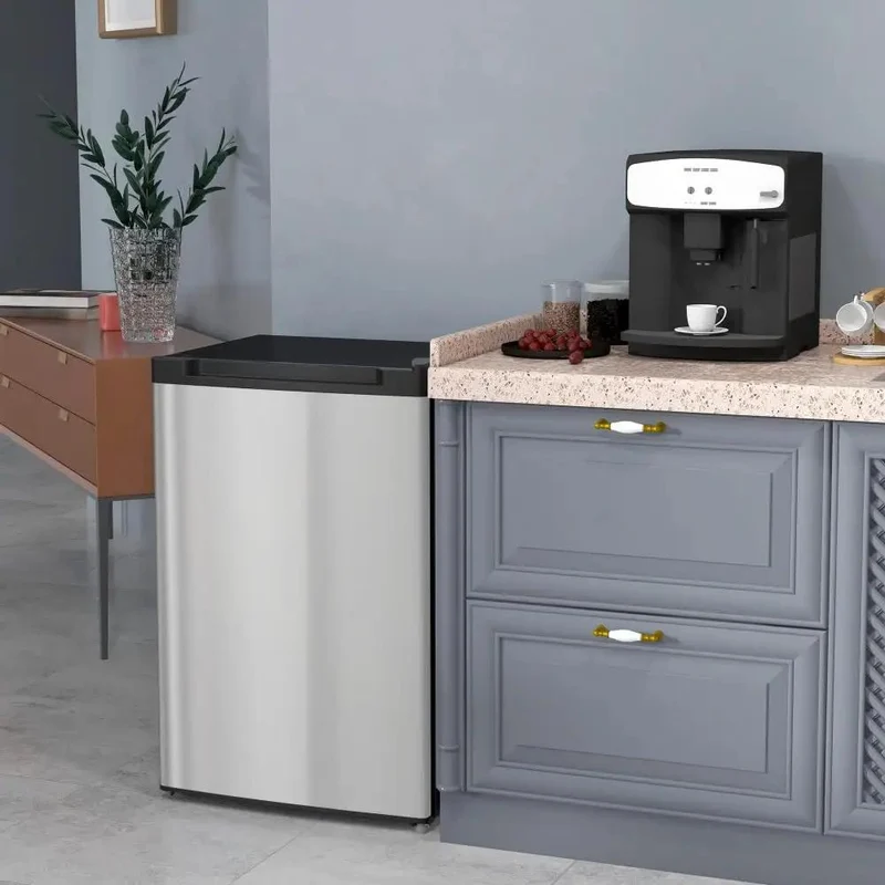 Compact Upright Mini Freezer With 3.0 Cubic Feet Capacity And Reversible Door For Dorm Life Apartments Rv Trips And Office Setups Slick Build To Keep Beverages Frosty And Stash Snacks No Fuss Placement Fits Any Tight Corner