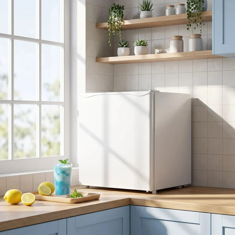 Hella Compact Mini Upright Freezer Packs 1 Point 1 Cubic Feet Inside With Five Level Temperature Knob Removable Shelves And Crisp White Finish Specially Built For Dorm Rooms Offices Or Small Kitchens To Keep Your Grub Chilled