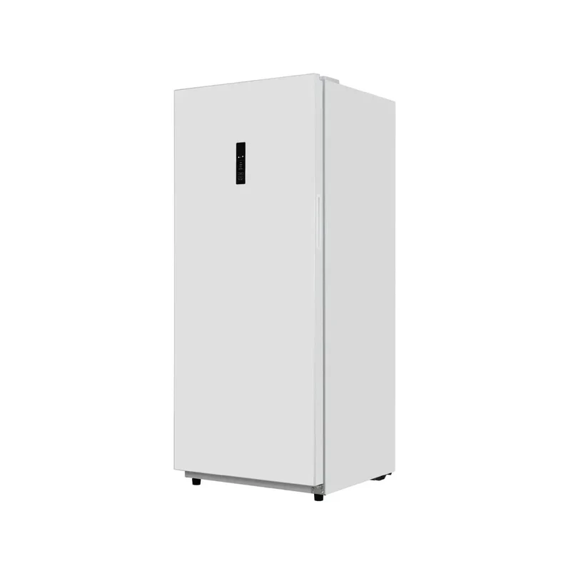 14 Cu Ft Convertible Upright Freezer And Refrigerator In Warm White Panel Featuring Hassle Free Mode Switch Flex Config Layout And Ample Shelving For Snacks And Beverages