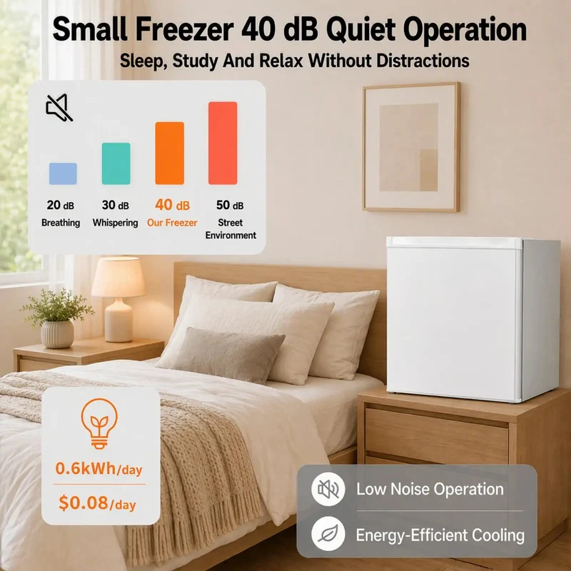 Compact 1.1 Cu Ft Upright Mini Freezer In Bright White For Dorms Small Apartments And Garages Fast Freeze Tech Keeps Your Cold Stash Frosty While Taking Zero Footprint Off The Kitchen Floor