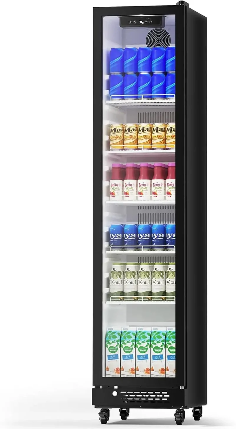 Heavy Duty Full Size Upright Freezer With 20 Cubic Feet of Sick Storage Space, Frost Free Design, Six Sturdy Shelves and Roomy Bottom Drawer For Your Kitchen Includes Reversible Door For Flex Setup