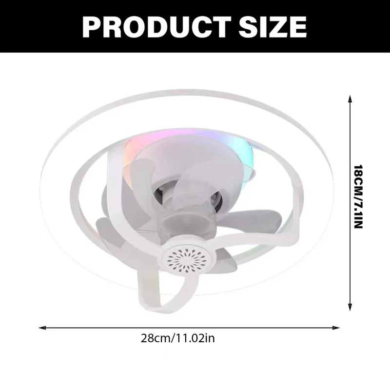 Smooth Airflow Aromatherapy Oscillating Ceiling Fan Light With Multiple Lighting Modes For Living Room Chill Vibes And Easy Home Decor Upgrade In Classic Crisp White Finish