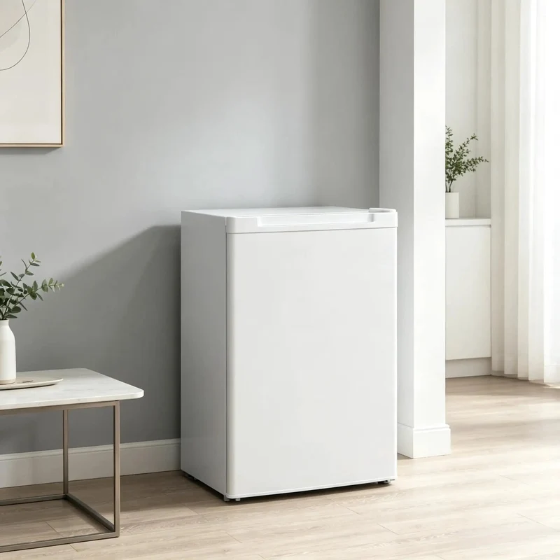 3 Cu Ft Compact Upright Freezer With Reversible Door And Bright White Shell Keeps Your Stash Chill In Tiny Dorms Leveraging Super Quiet Cooling And No Sweat Thermostat Controls For Real Smooth Daily Frozen Snack And Meal Storage