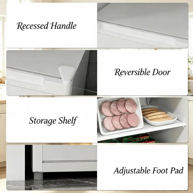 3 Cu Ft Compact Upright Freezer With Reversible Door And Bright White Shell Keeps Your Stash Chill In Tiny Dorms Leveraging Super Quiet Cooling And No Sweat Thermostat Controls For Real Smooth Daily Frozen Snack And Meal Storage