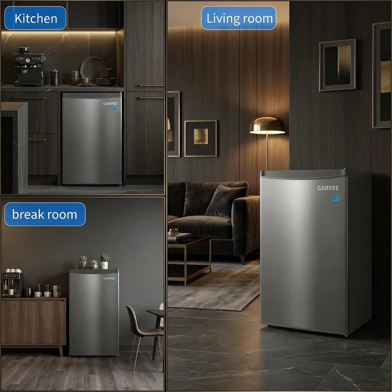 3.1 Cu Ft Upright Freezer With Sleek Stainless Steel Finish, Single Door Freestanding Design Saves Space, Mechanical Thermostat Keeps Things Chilled, Adjustable Shelves Make Organization A Breeze, Perfect For Loading Up On Meat And Ice Cream