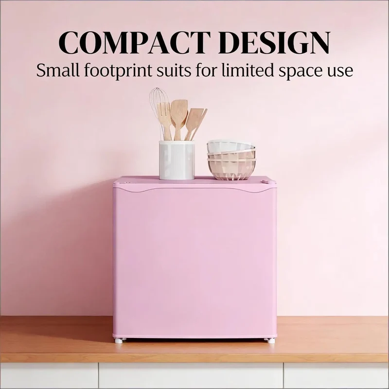 Slick Compact Upright Freezer Featuring Adjustable Temperature Settings Removable Shelf Reversible Door For Tight Kitchens Hella Tough Steel Frame With Fun Ice Cube Making Gear For Busy Households