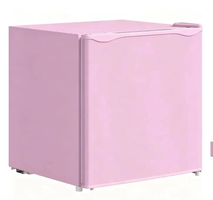 Pink Countertop Mini Freezer 1.1 Cubic Feet Compact Upright Quick Chill No Fuss Energy Saver Straight Up Quiet Operation Smooth Storage For Dorms Offices And Kitchen Counters