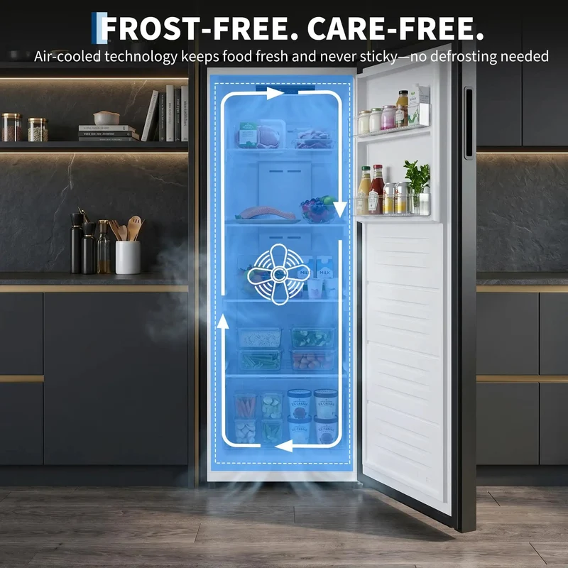 11 Cu Ft Upright Freezer And Stand Up Converter Fridge With Four In One Modes And Frost Free Tech Slay Your Stash With Extra Shelves For Meal Prep Parties And Bulk Grabs That Hit Different