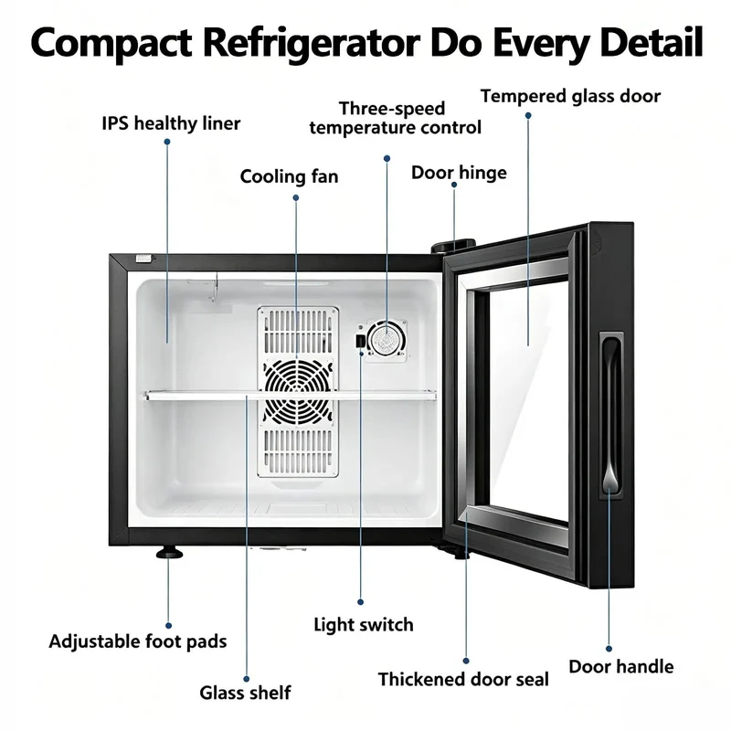 30 Liters Upright Freezer With Door Lock Compact Single Door Design Energy Efficient Chill Zone Clutch For Keeping Your Frozen Stash Frosty In Small Kitchen Or Office Spaces
