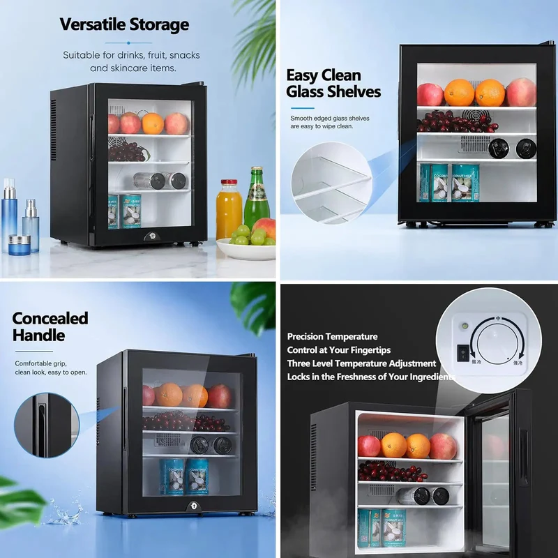 30 Liters Upright Freezer With Door Lock Compact Single Door Design Energy Efficient Chill Zone Clutch For Keeping Your Frozen Stash Frosty In Small Kitchen Or Office Spaces