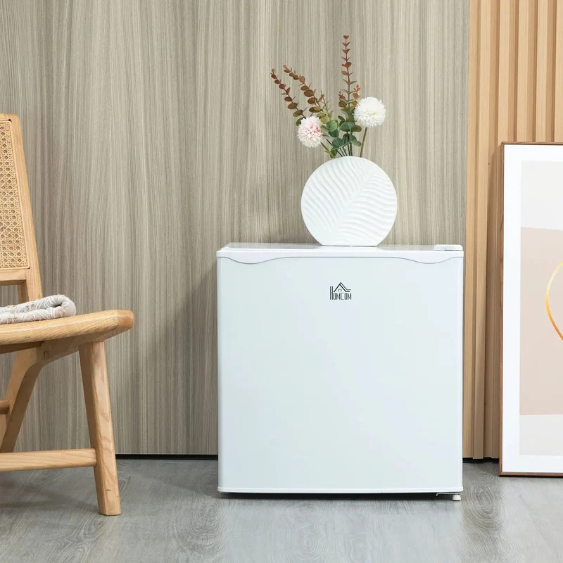 Hella Cool 1.1 Cubic Foot Compact Upright Freezer With Slick Removable Baskets Reversible Door And Smooth Temperature Adjustment For Dorm Apartment Or Office Storage In Clean White
