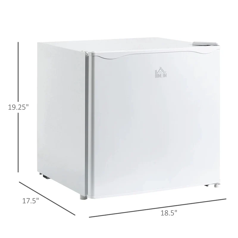 Hella Cool 1.1 Cubic Foot Compact Upright Freezer With Slick Removable Baskets Reversible Door And Smooth Temperature Adjustment For Dorm Apartment Or Office Storage In Clean White