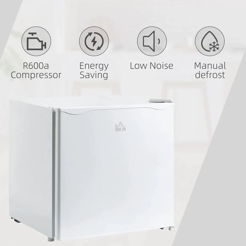 Hella Cool 1.1 Cubic Foot Compact Upright Freezer With Slick Removable Baskets Reversible Door And Smooth Temperature Adjustment For Dorm Apartment Or Office Storage In Clean White