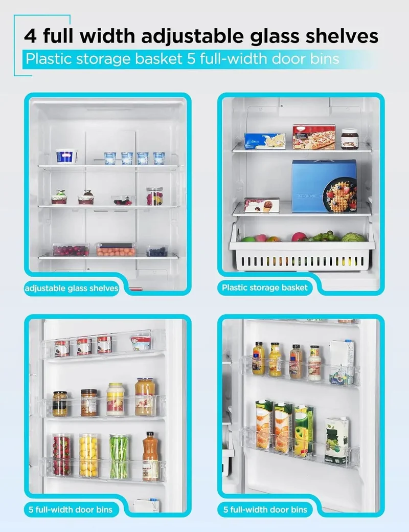 Spacious 21.2 Cubic Foot Convertible Stand Up Freezer And Refrigerator With Built In Frost Free Cooling Clear Glass Shelves And Reversible Entry For Daily Grind Use