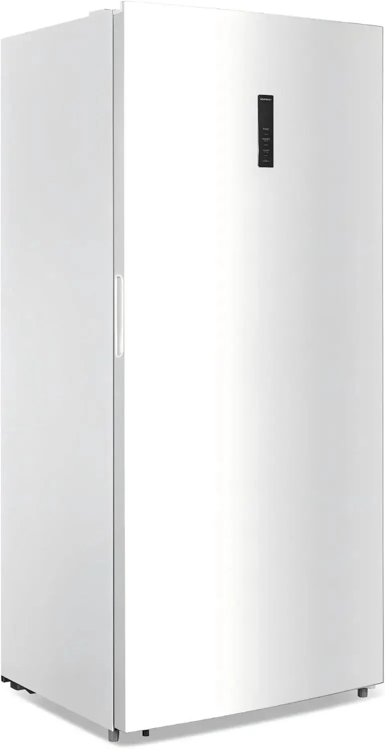 Heavy Duty Full Size Upright Freezer With Single Glass Door And External Temperature Control Giving You Tons Of Deep Freeze Space To Keep Your Stockpile On Lock All Year Round