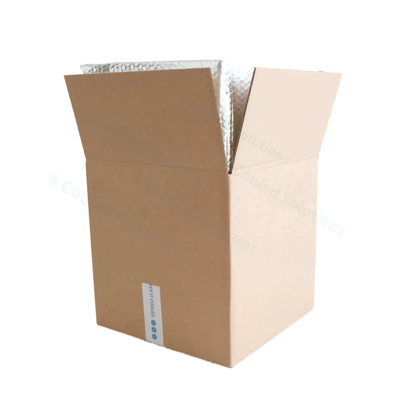 Thermobox faltbar 350 x 350 x 350 mm mit 4-lagiger Isoliertasche