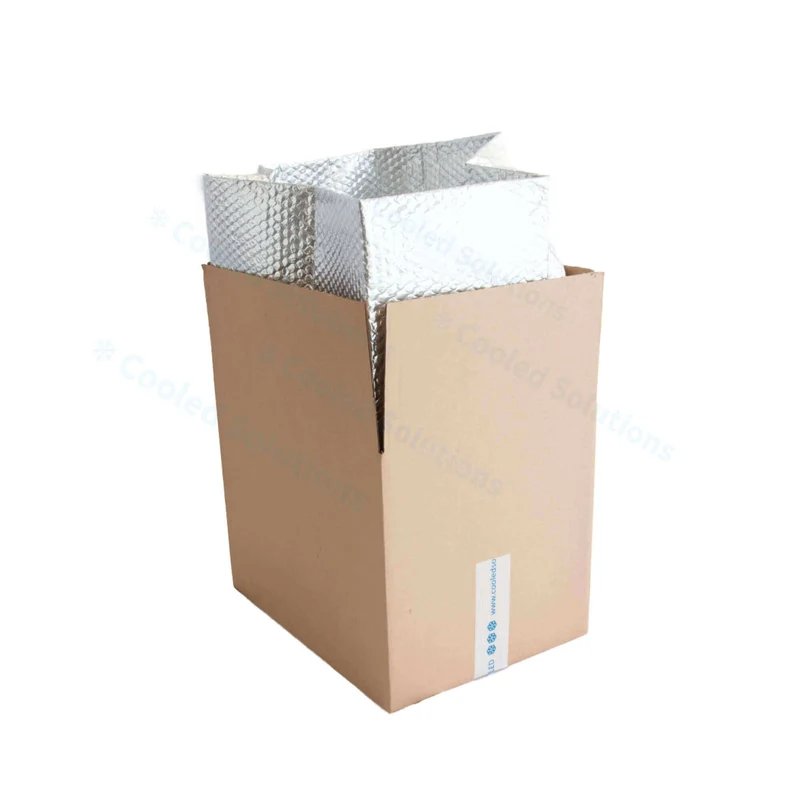 Thermobox faltbar 400 x 400 x 250 mm mit 6-lagiger Isoliertasche