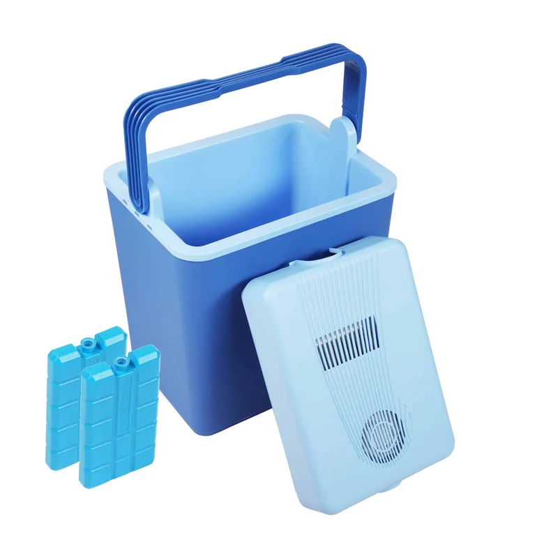 Kühlbox 32L mit 12-Volt-Anschluss + 2 Kühlakkus