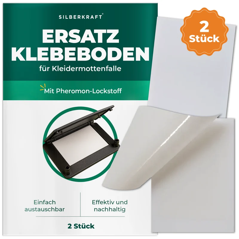 Ersatz Klebeboden für Kleidermottenfalle – mit Pheromon-Lockstoff