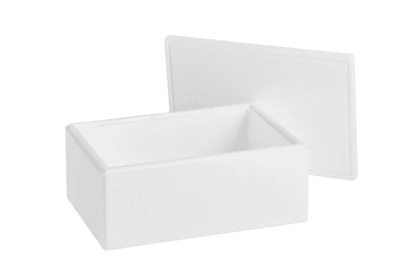Styroporbox 28 L, 550x380x230 mm — 1 Palette (60 Stück)