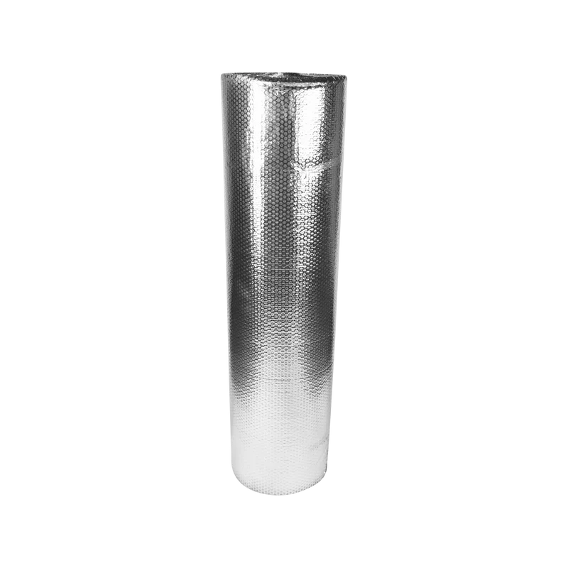 Isolierfolie auf Rolle 150cm x 100m x 3mm (Aluminium + Luftpolsterfolie + Aluminium)