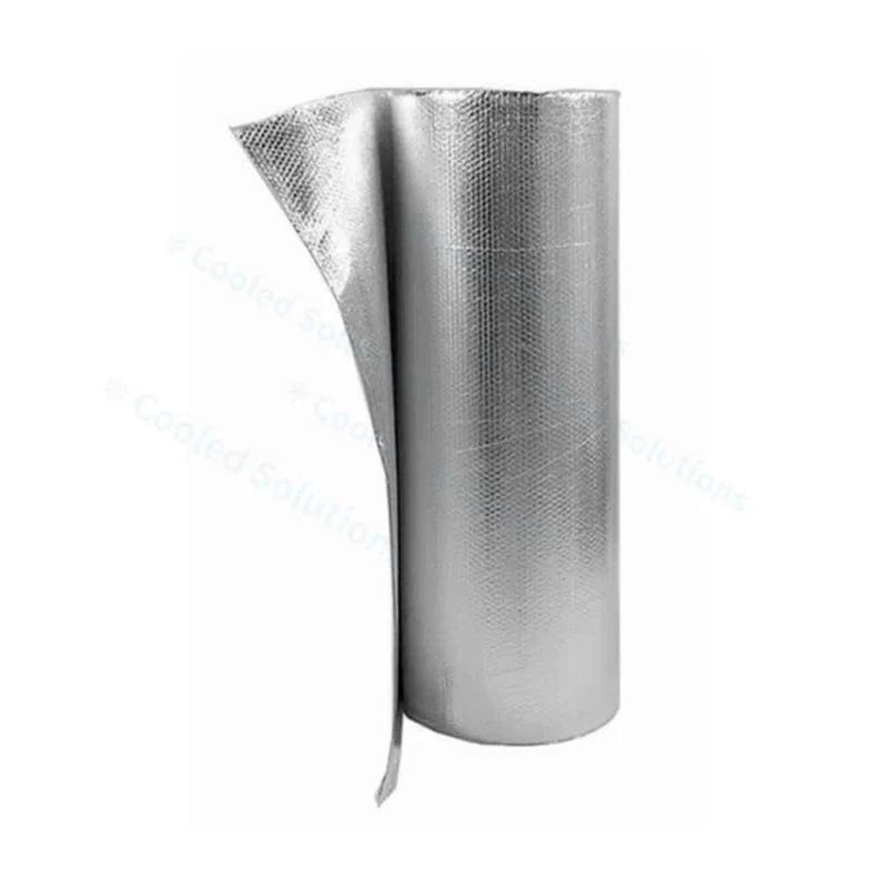 Isolierfolie auf Rolle 150cm x 100m x 3mm (Aluminium + Luftpolsterfolie + Aluminium)