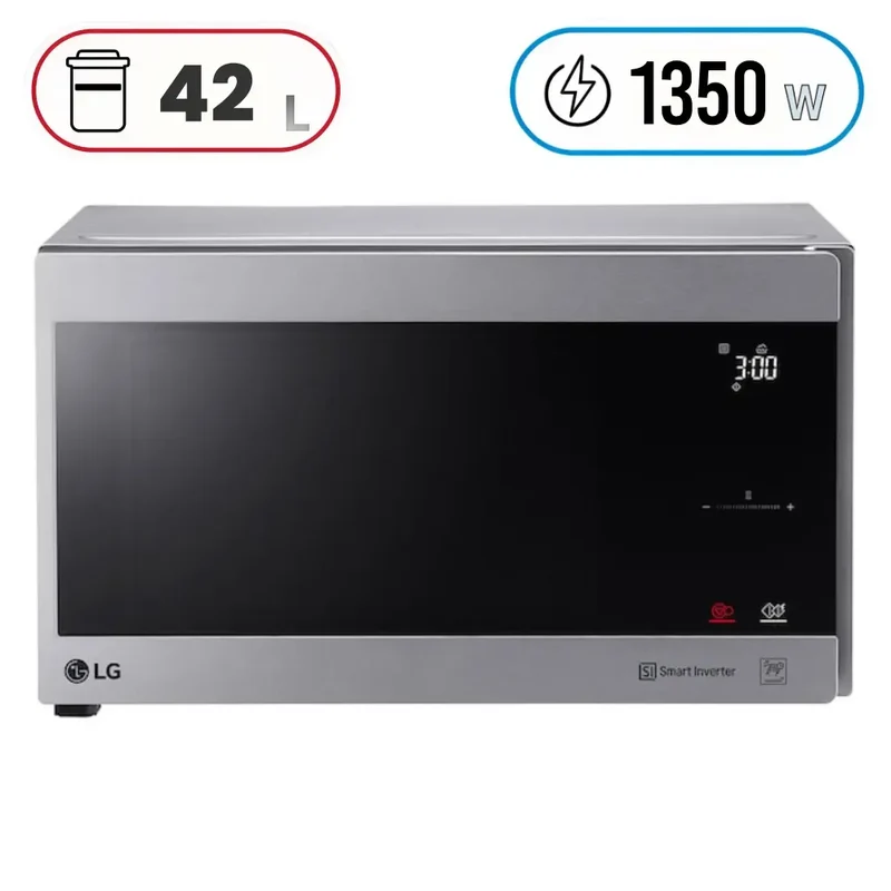 MS4295CIS ميكروويف ال جي - سعة 42 لتر - سلفر
