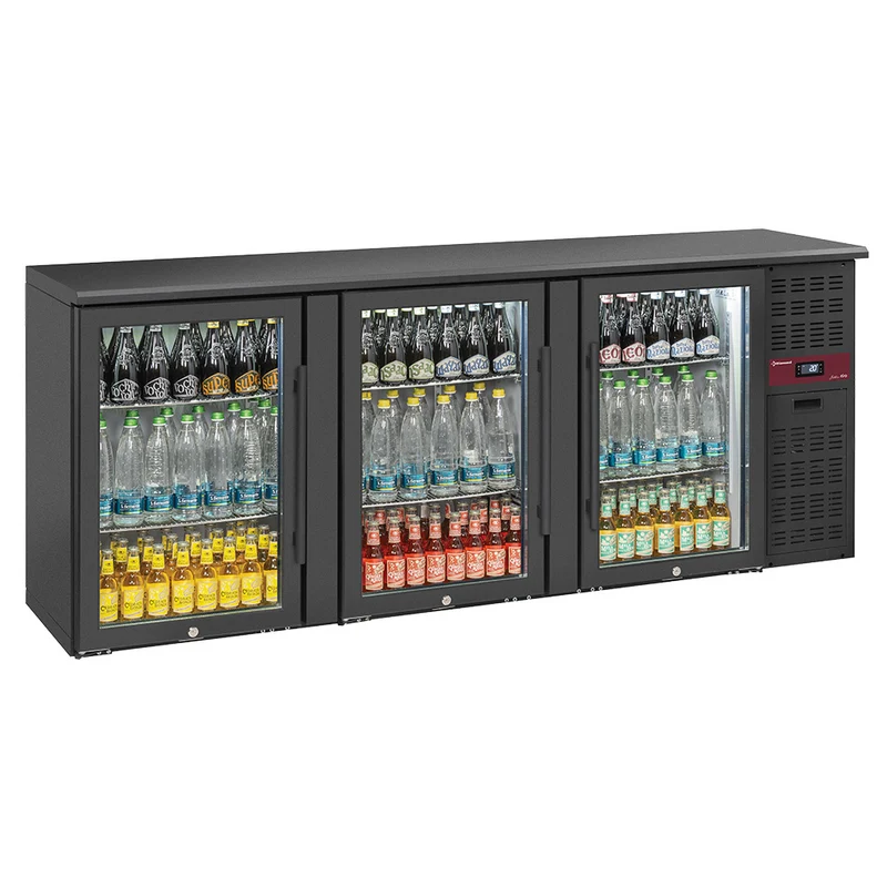 Profi Barkühlschrank 3-türig , 500 L mit Umluftkühlung, RLB3-3G
