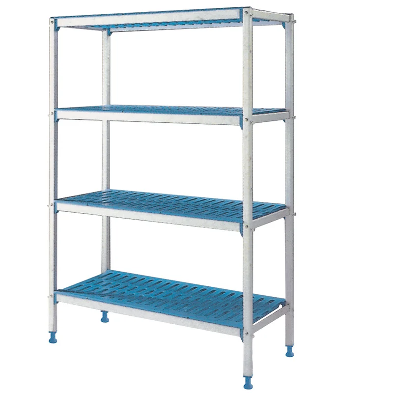 Profi Lagerregal Aluminium , 4 Böden , 169 cm breit, RLA/164-4/EF