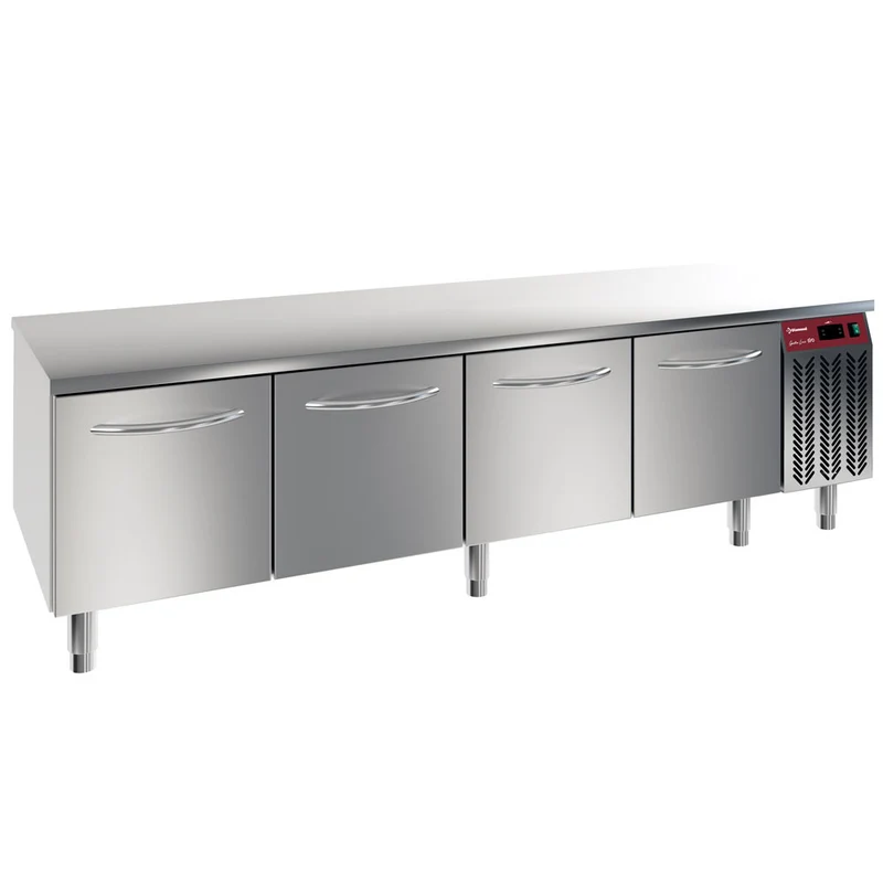 Kühlunterbau, 4 Schubladen GN 1/1-h 200 mm - N77/R420G-9C