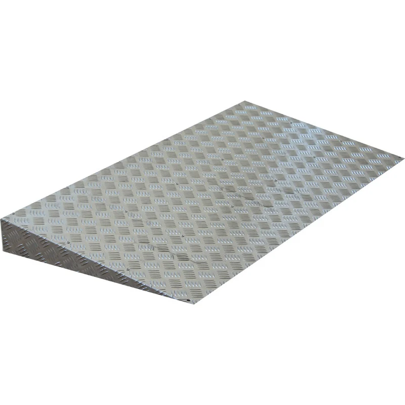 Auffahrrampe für Türschwellen , Höhe 75 mm , Rutschfest, RES-7W/BF