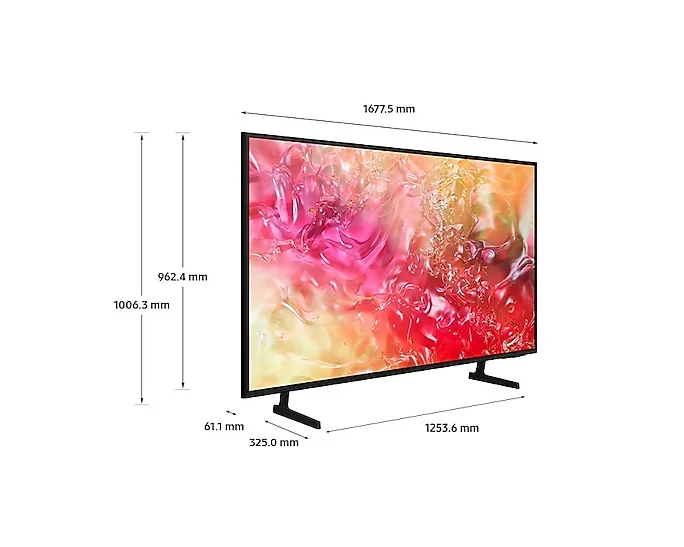 شاشة سامسونج Samsung 4k حجم 75 موديل UA75DU7000