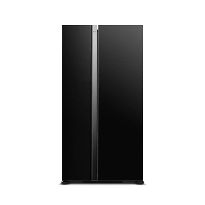 ثلاجة هيتاشي R-S700PUQ0 - سايد باي سايد - أسود زجاجي Hitachi R-S700PUQ0 Refrigerator - Side-by-Side - Black Glass