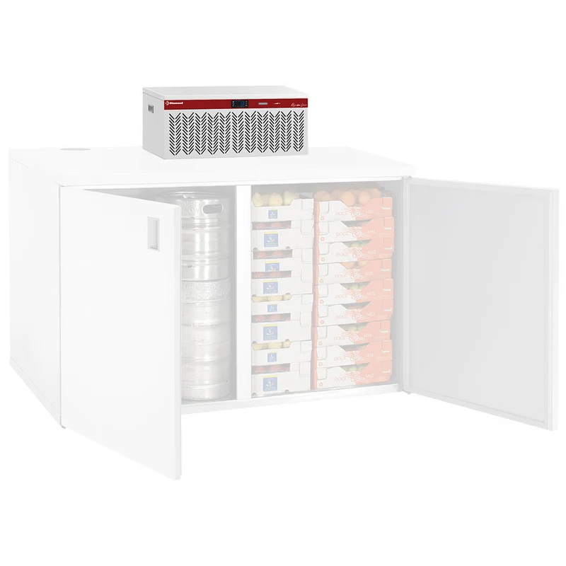 Professioneller Kühlunterbau mit Aggregat , +2 °C bis +8 °C, RBB/2_2_URA/P3-R2