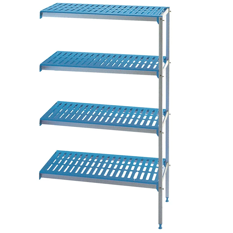 Profi Winkelsteckregal Aluminium GN , 4 Auflagen , 3435 mm, RAA/345-4/EF