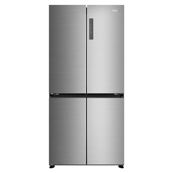 ثلاجة هاير - 4 ابواب - فضي - HRF-525SS
