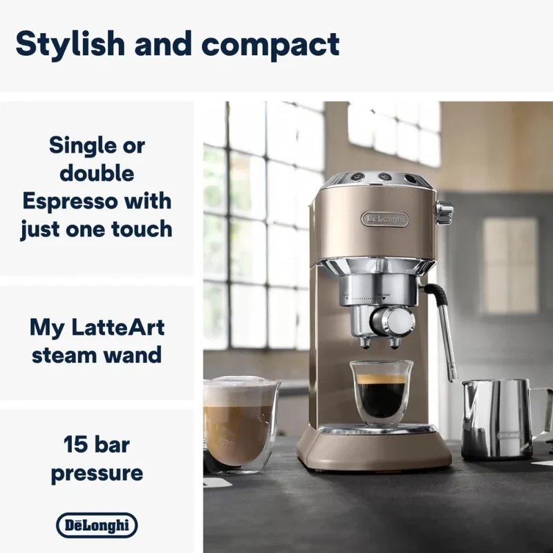 ديلونجي ماكينة القهوة المنزلية بجودة مقهى De'Longhi EC885.BG