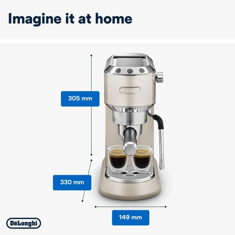 ديلونجي ماكينة القهوة المنزلية بجودة مقهى De'Longhi EC885.BG
