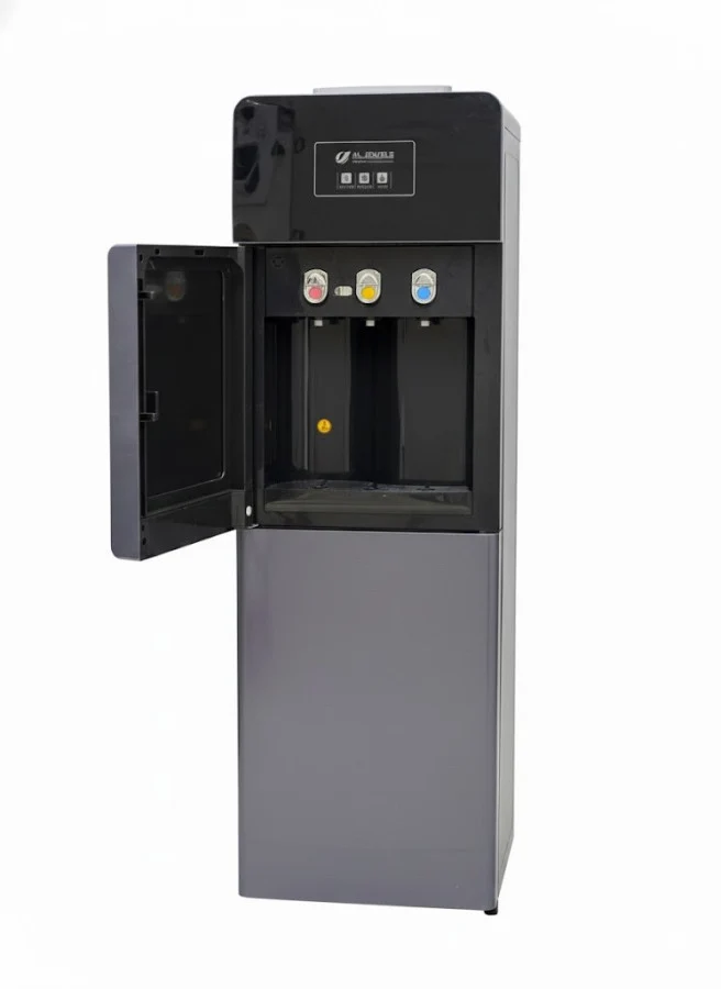 براد ماء جويلز 710 ثلاث حفيات مع خزانة ثلاجة Jewels JWE-710 WTD Water Dispenser – Cold, Hot & Room Temperature with Storage Cabinet