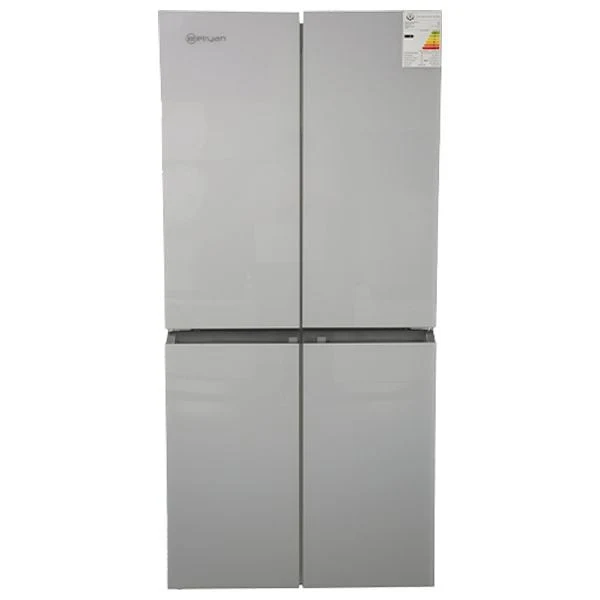 ثلاجة الريان اربع أبواب لون سلفر refrigerator elryan 4 Door